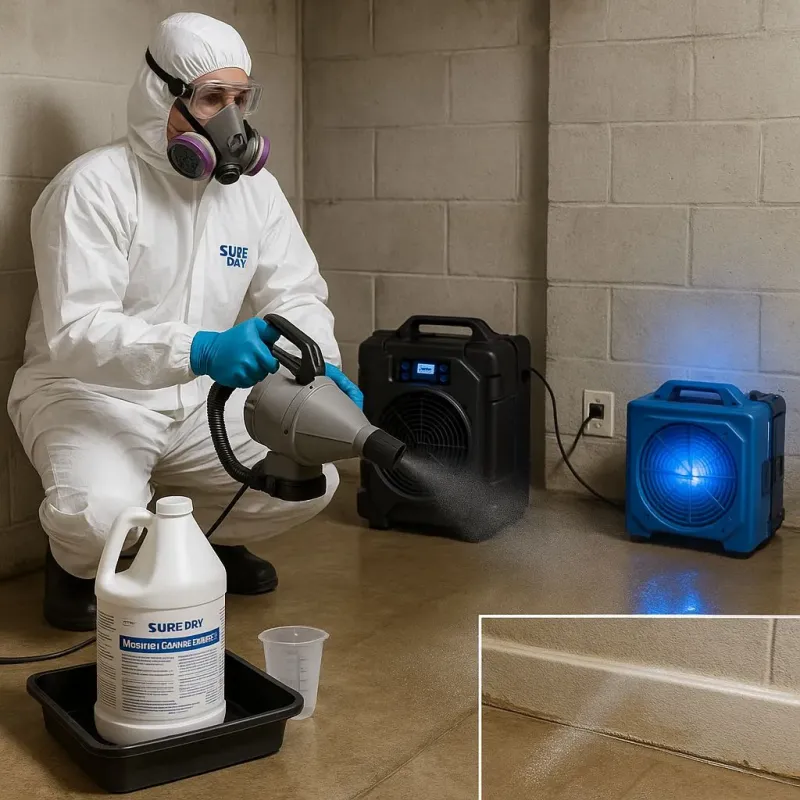 Sanitization and Odor Removal process in Trainer, PA