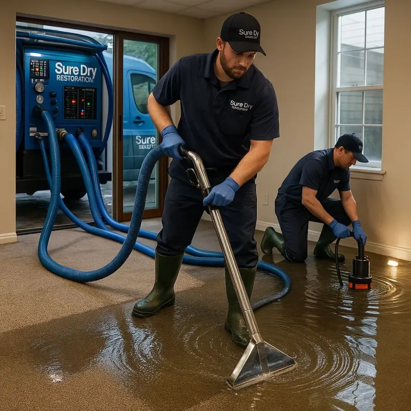 Water Extraction and Removal process in Trainer, PA